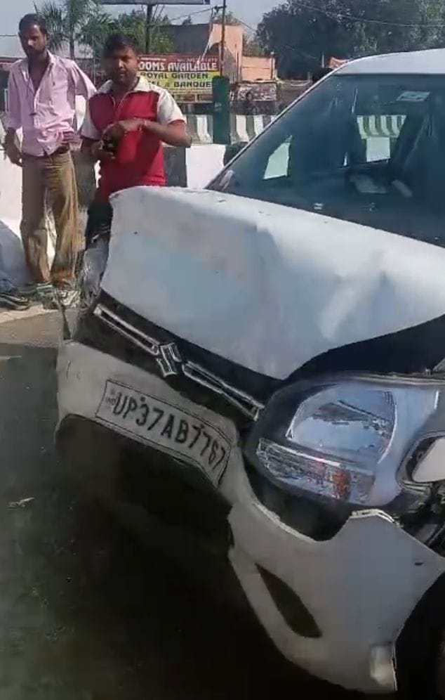 Six cars collided one after another; one person injured