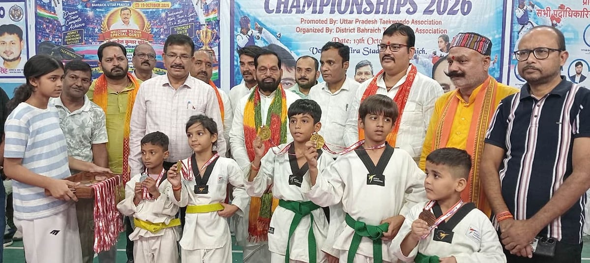 Bahraich News: जिला ताइक्वांडो चैंपियनशिप में 119 खिलाड़ियों ने दिखाया दम