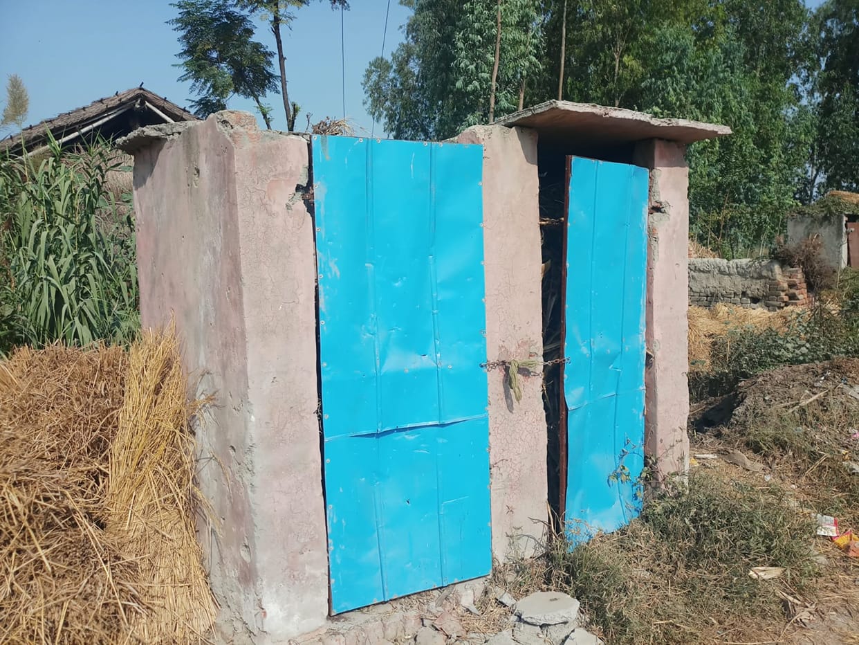 Individual toilets have become showpieces; they are not being used.