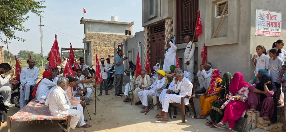 Hisar News:बिजली निजीकरण और स्मार्ट मीटर के खिलाफ किसानों-मजदूरों का ...