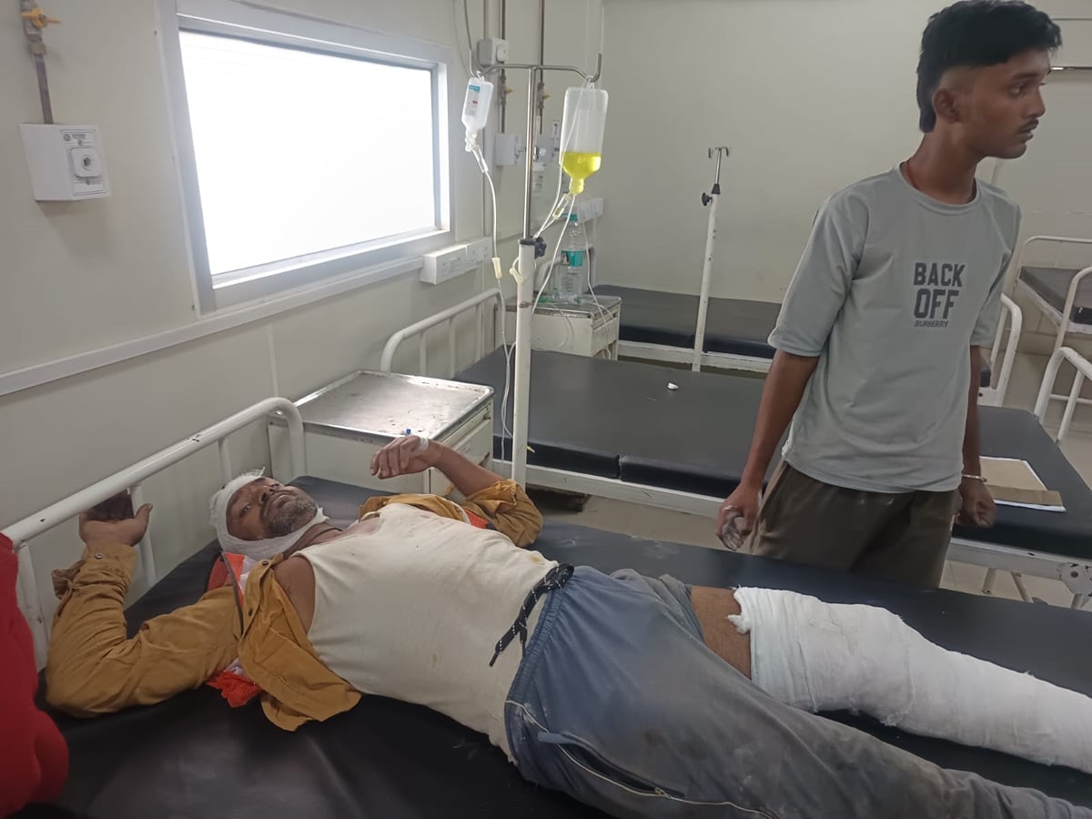 Firozabad News: निर्माणाधीन फ्लाईओवर पर सुरक्षा में लापरवाही, मजदूर 18 फीट नीचे सड़क पर गिरा