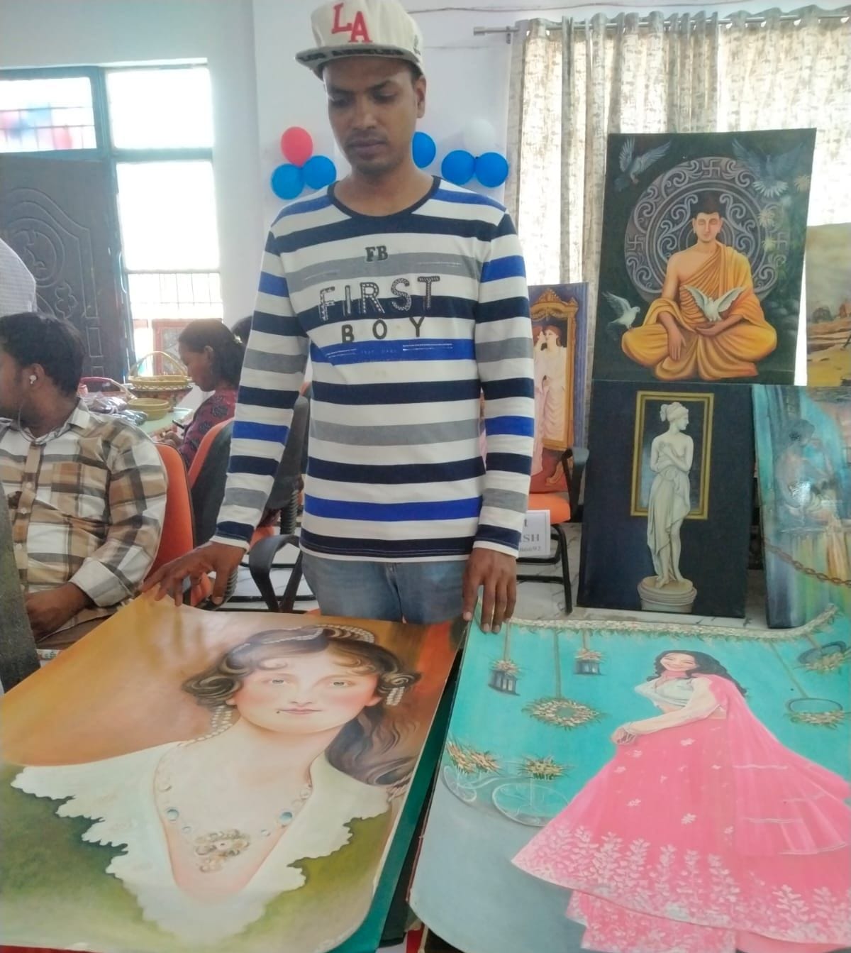 Sunil got the first prize in the innovation fair