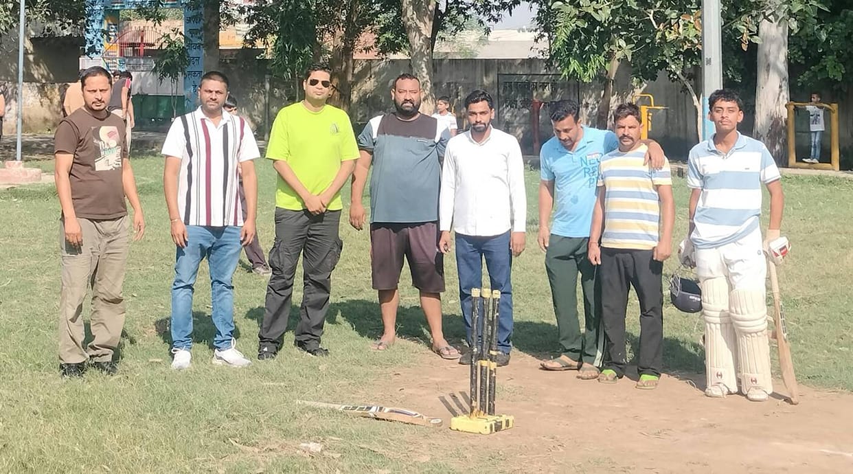Trials held in Tangaur for the formation of cricket teams