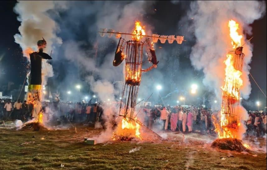 Rama vanquished Ravana s arrogance