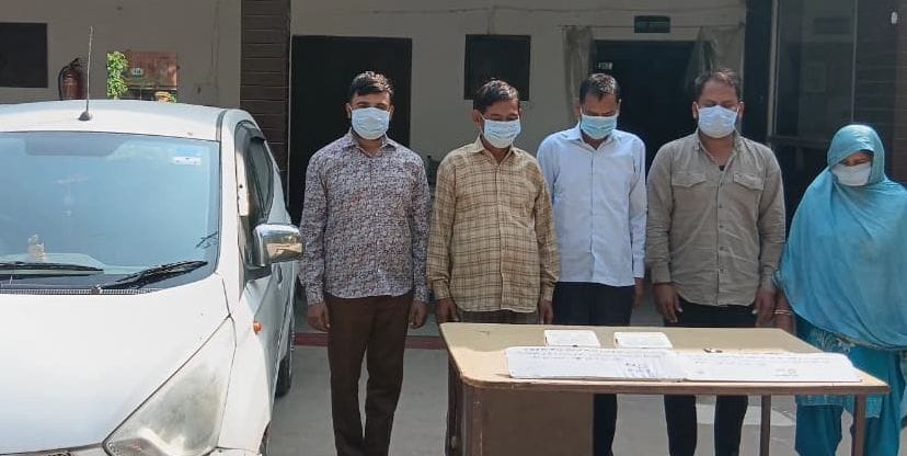 बाबूगढ़ थाना पुलिस ने पकड़े चोरी करने वाले आरोपी।संवाद