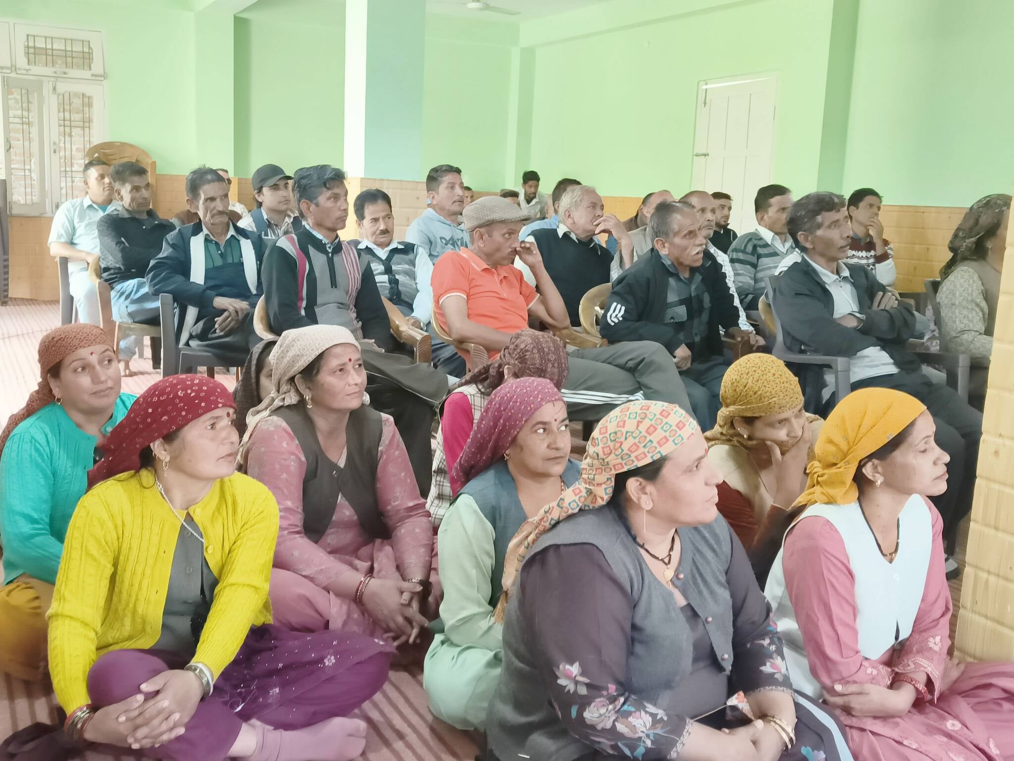 Development in Gram Sabha of Bharawali Panchayat