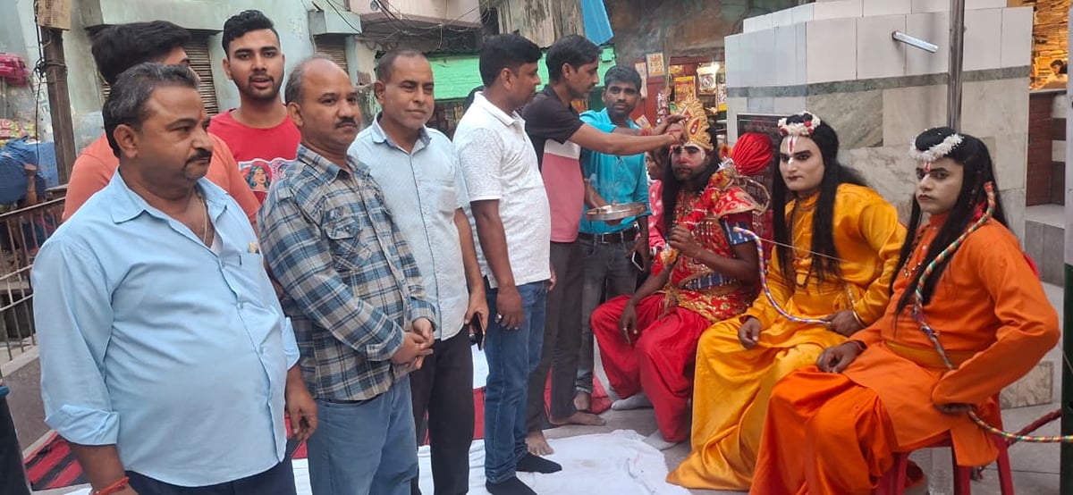 बिलारी : प्रभु राम-भरत मिलाप का मंचन देख भाव-विभोर हुए दर्शन
