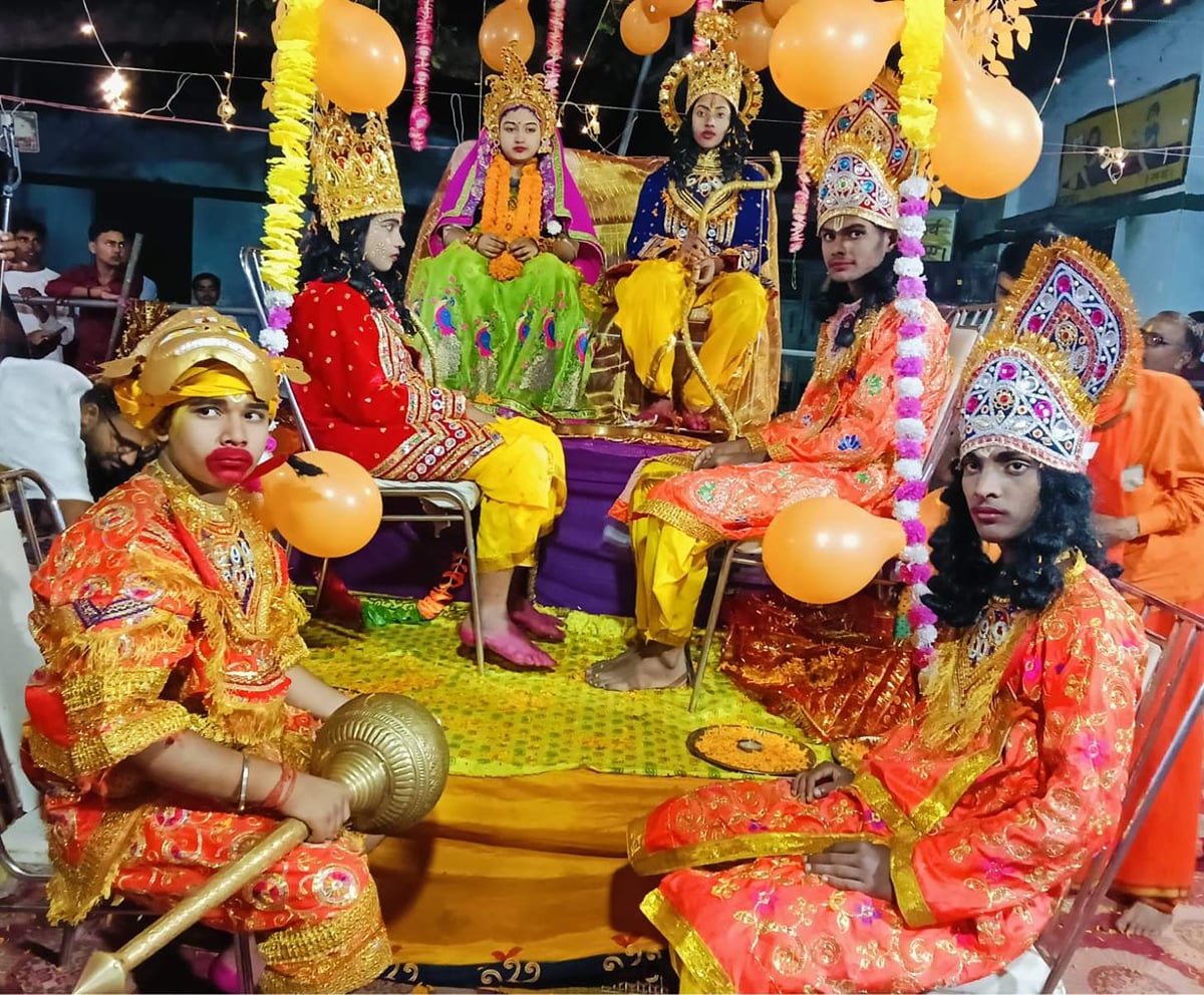 Chandauli News: राम-भरत का मिलन देख भावुक हुए श्रद्धालु