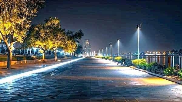 रिवर वाटर फ्रंट का डिजाइन।