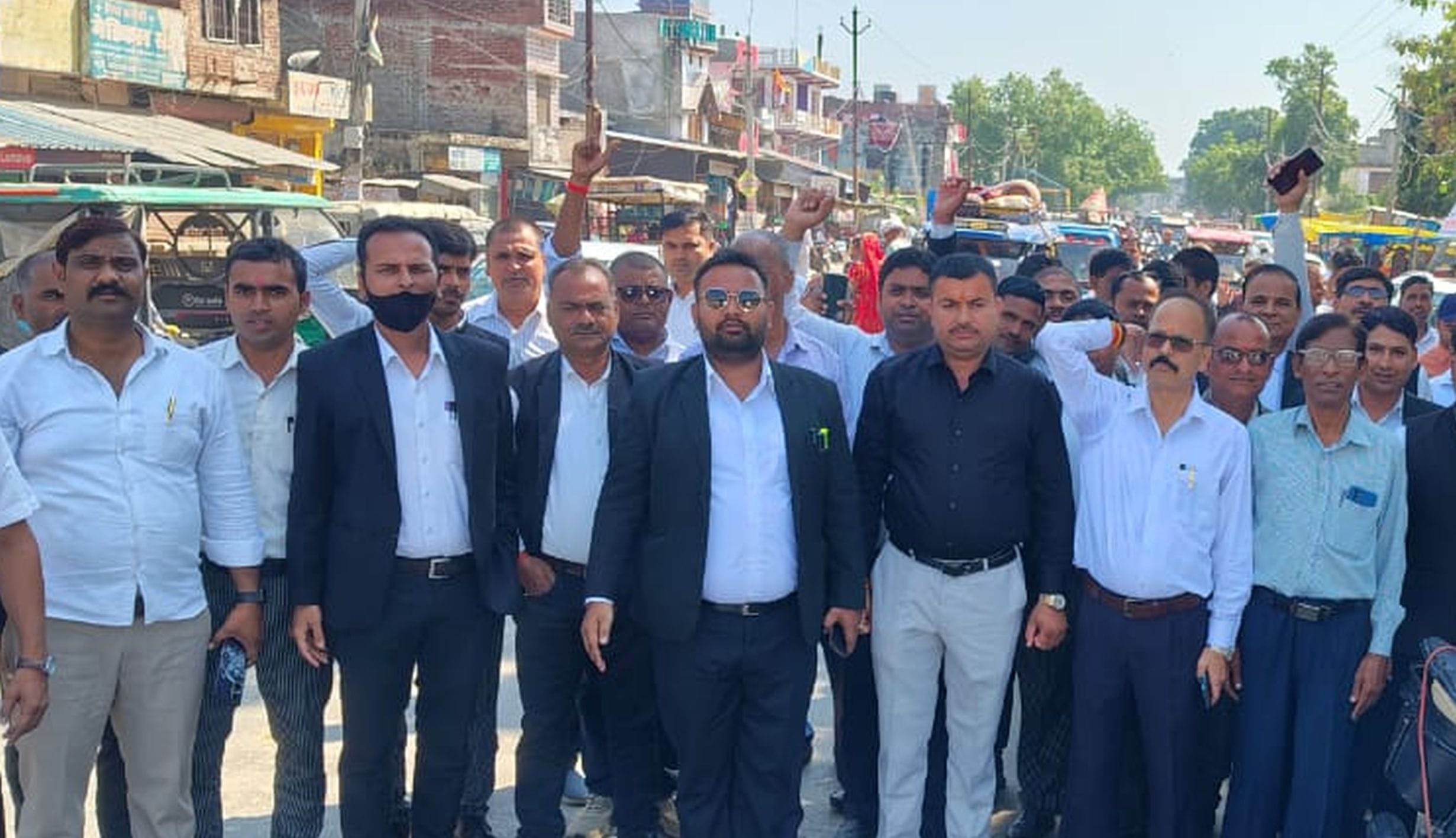 वकीलों का प्रदर्शन 