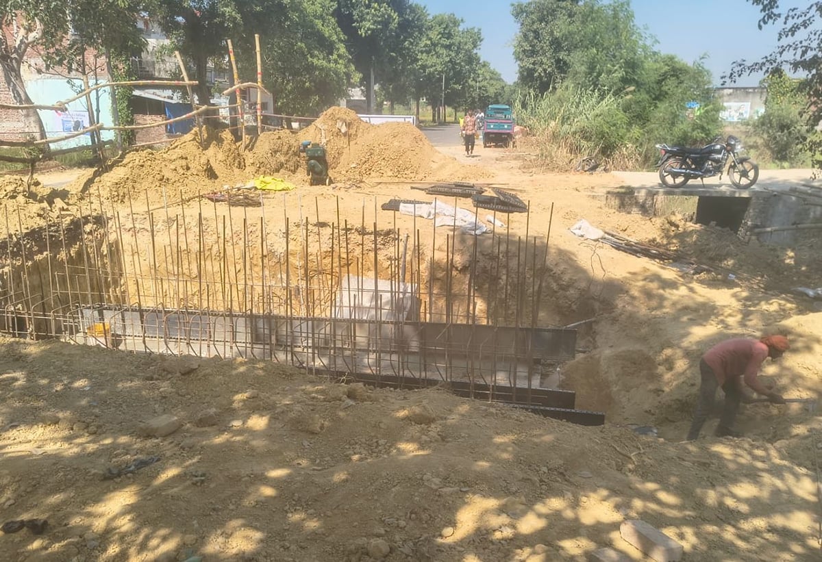 Siddharthnagar News: 261 करोड़ से बनेगा बर्डपुर-अलीगढ़वा फोरलेन, चार जगह पुलिया निर्माण शुरू