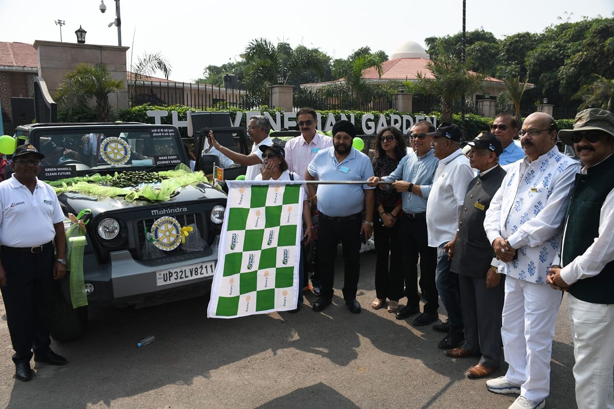 The message of greenery, now on wheels