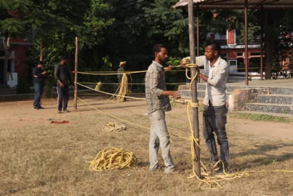 बीकेडी कॉलेज में इलाहाबाद झांसी स्नातक चुनाव की मतगणना की तैयारियों&nbsp;को&nbsp;अंतिम&nbsp;रूप
