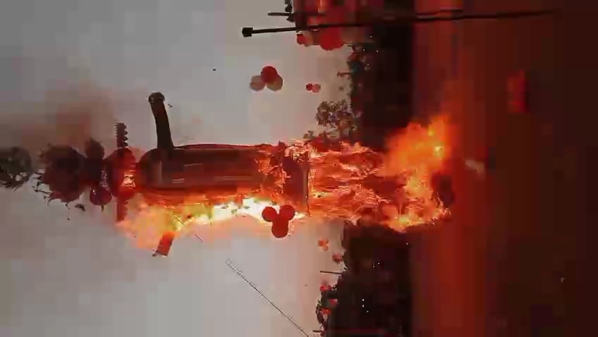 Shahjahanpur News: अधर्म पर धर्म की जीत, दशानन का हुआ वध