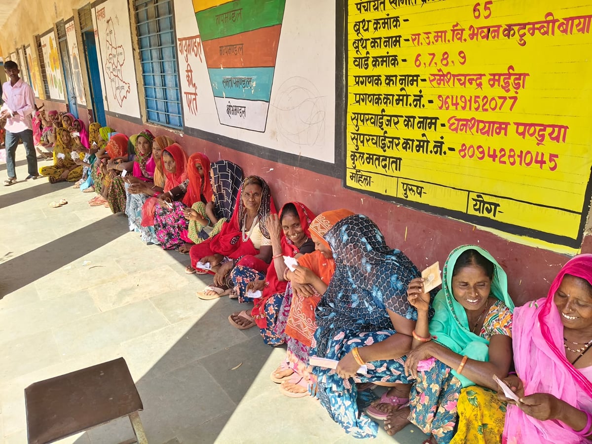 बांसवाड़ा: पंचायतीराज चुनाव में महिलाओं ने जमकर डाले वोट; घाटोल में  सर्वाधिक 58.54 फीसदी हुआ मतदान