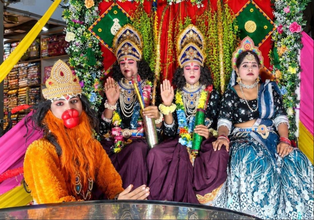 Procession taken out on Valmiki Prakatotsav