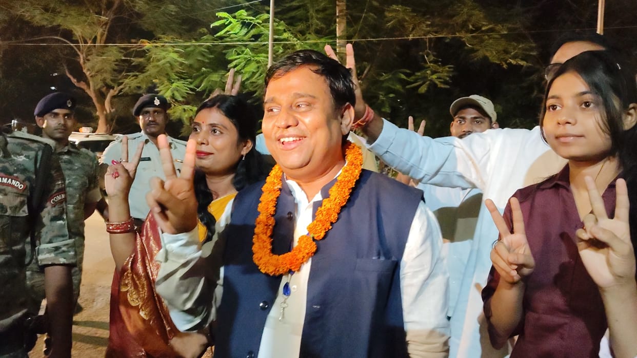 brijwasi elected from tirhut graduates constituency stated my victory it victory poor graduates marginalized
