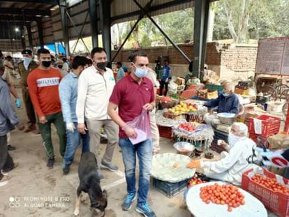 mask compulsory for vegitable sale and purchase