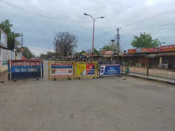 During Lockdown in Rudrapur National Highway Becomes One Way
