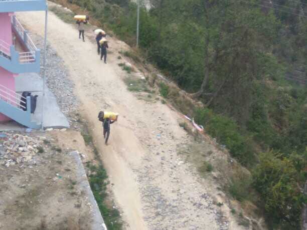 nepali went onfoot ti jauljibi