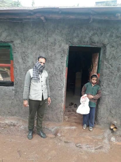 home delivery of mid day meal started in Rajouri