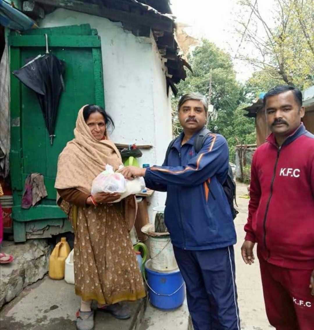 RSS Distributed Food To The Poor