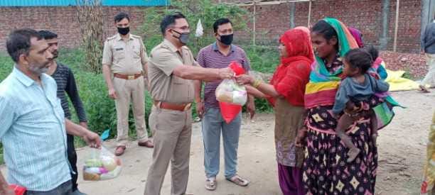 police provided food to the hungry, provided treatment to the sick