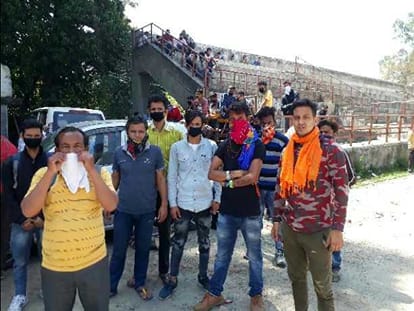 passenger protest in haldwani