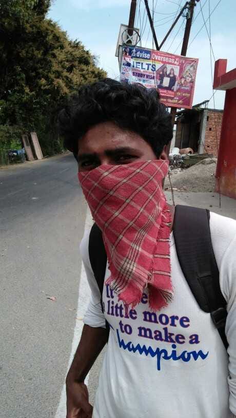 Hungry belly workers reached home on foot from Ramnagar