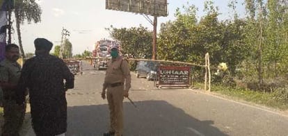 Police is doing intensive checks on UP border