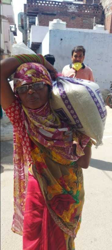 women agitation for ration