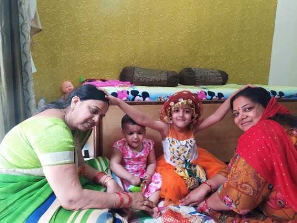 Ashtami worship was also locked down from temples to homes