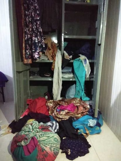 Family caught in lockdown, burglars clean house