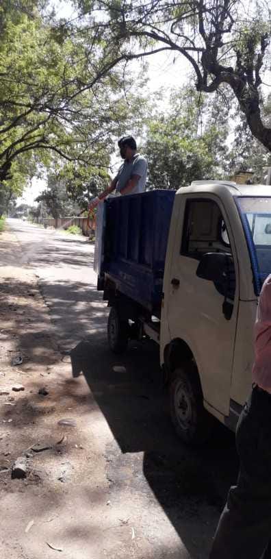 railway colony get sanitized