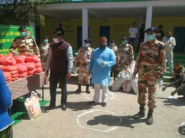 Himvir came forward to help poor families in Pithoragarh