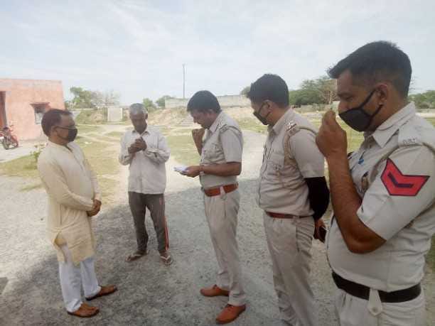 police security at water tanks amid corona virus outbreak