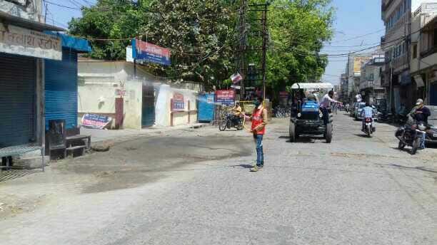 City roads are being sanitized
