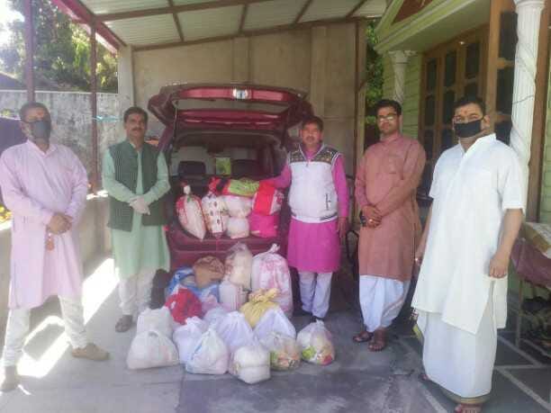 kalika maata mandir donate 5 lakh ammount