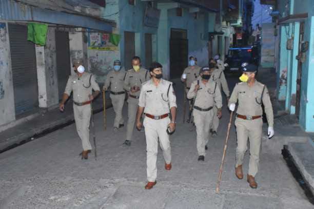 ITI police station area police patrolled
