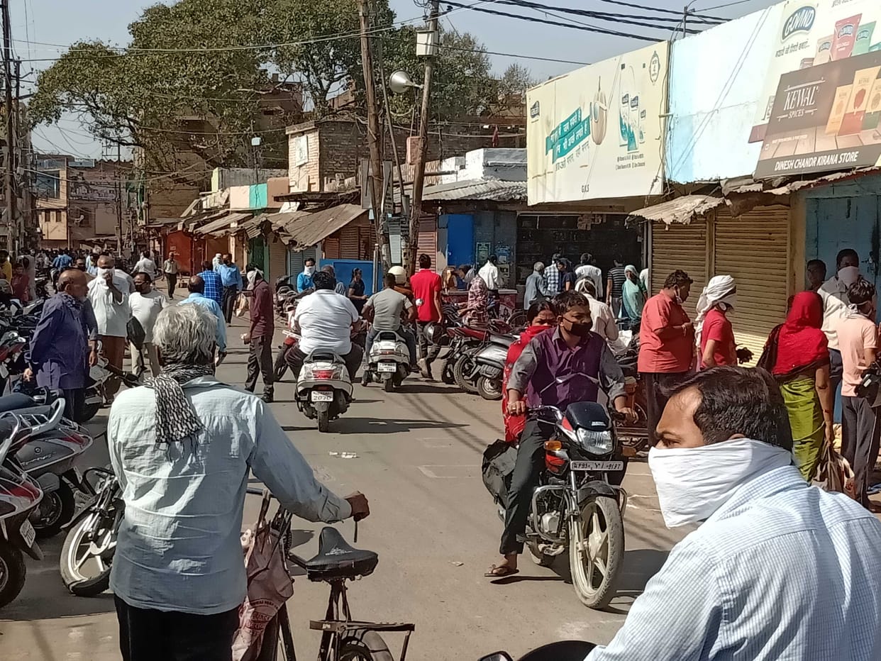 subhashganj market opens after three days