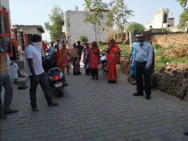 peoples express agration in condition not getting grain