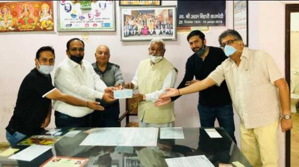 check of Rs 2.5 lakh to MLA for PM Cares Fund