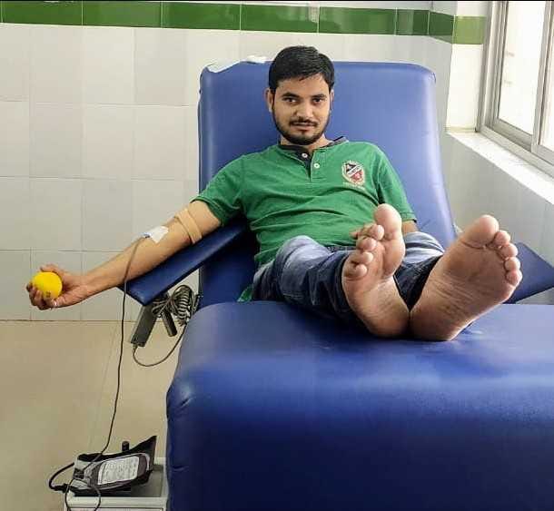Seven youth donated blood for the care of others