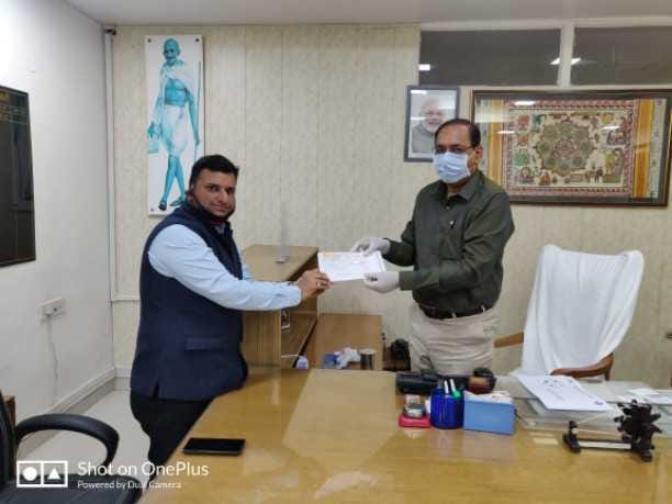 HRIT Group donates 2.51 lakhs to Chief Minister Relief Fund