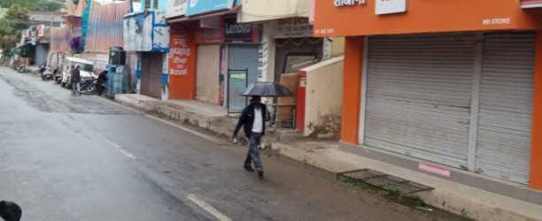 Light rain in Bageshwar