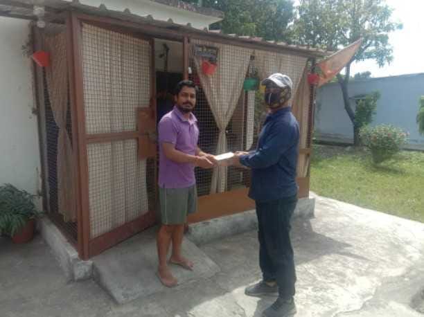 Post office delivered parcel of medicine on holiday