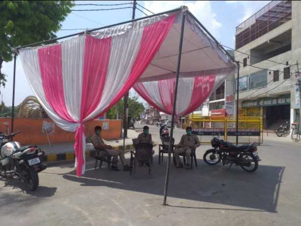 tent for police