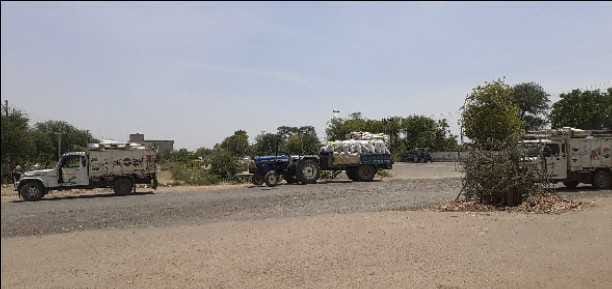 24658 mt mustard and 611 mt wheat purchased in the district