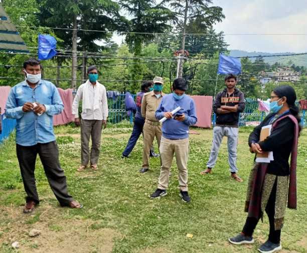40 Labours from champawat relief centre    will shift US NAGAR