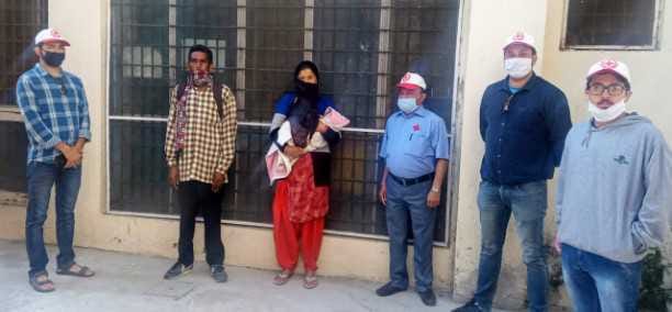Fantastic: A 6-month-old child is taken to the hospital from a village 35 km away.